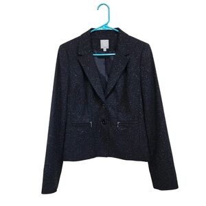 Halogen Black Speckled Blazer